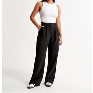 Abercrombie & Fitch Black Straight Leg Pants